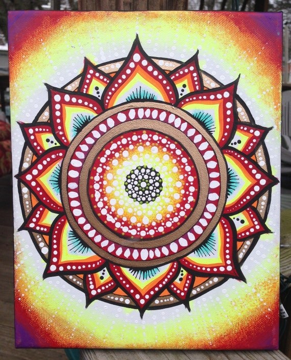 Fire Mandala by FromAylaWithLove on Etsy