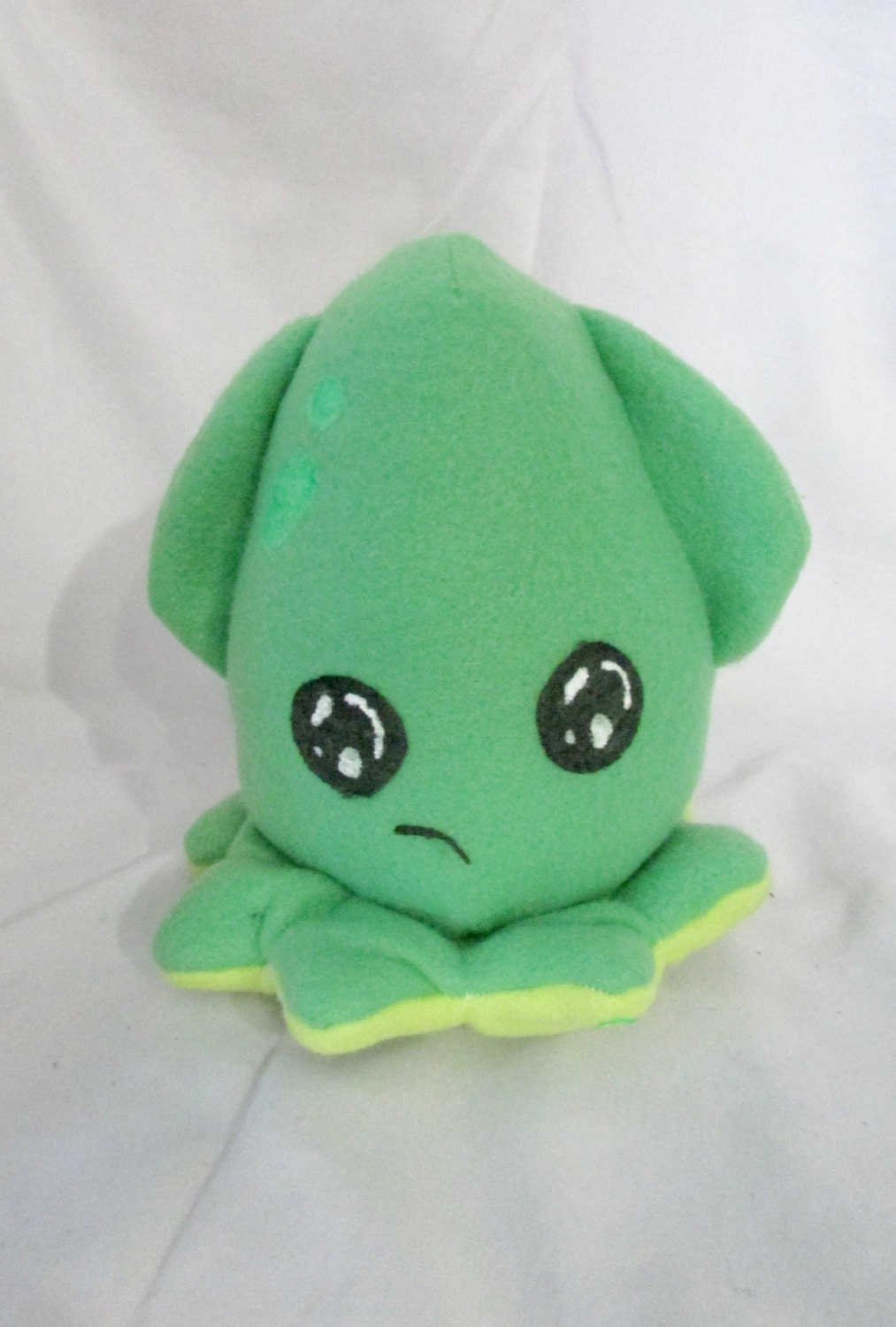 Green Kraken Squid Plush Stuffed animal aquatic fantasy