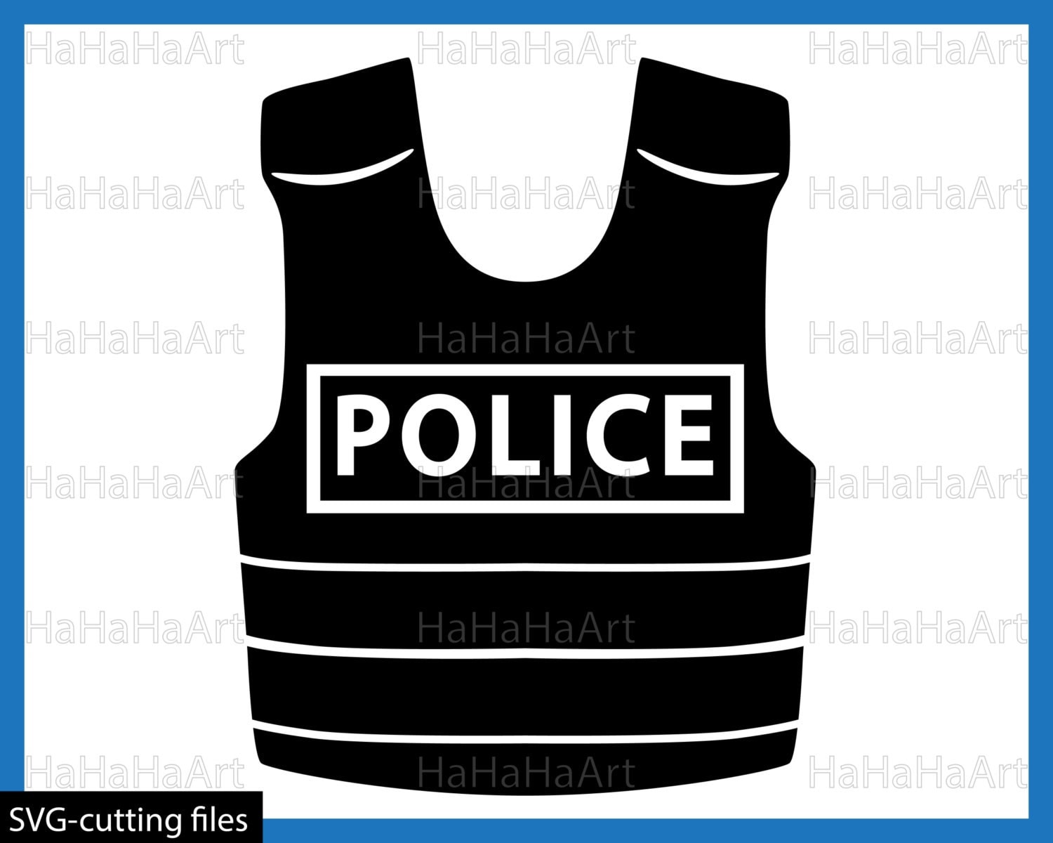 Download Police Vest Digital Cutting files SVG DXF Png Jpg Graphic