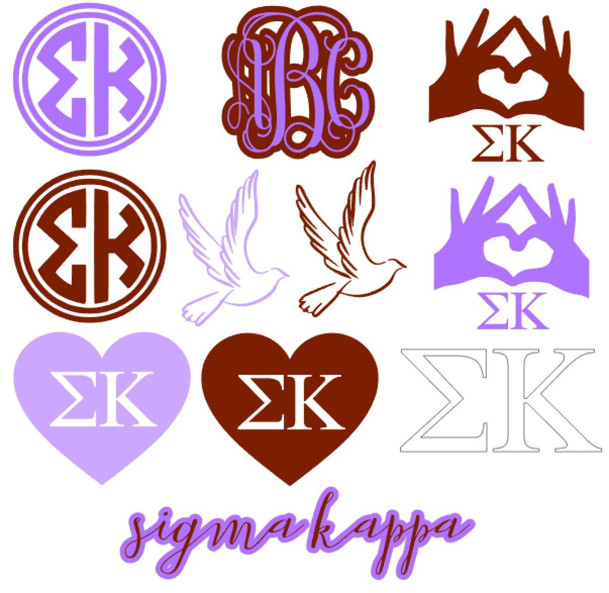 sigma-kappa-sorority-decal-pack-by-mlcdecals-on-etsy