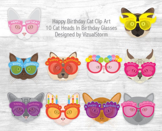 happy birthday cat clip art free - photo #33