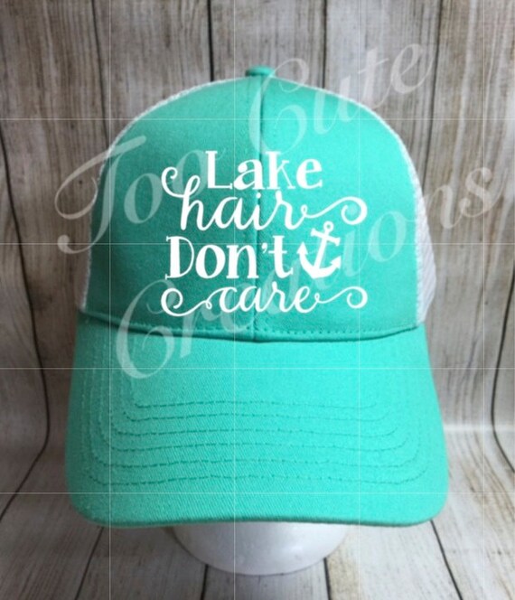 Lake Hair Dont Care Mint/White Trucker Hat
