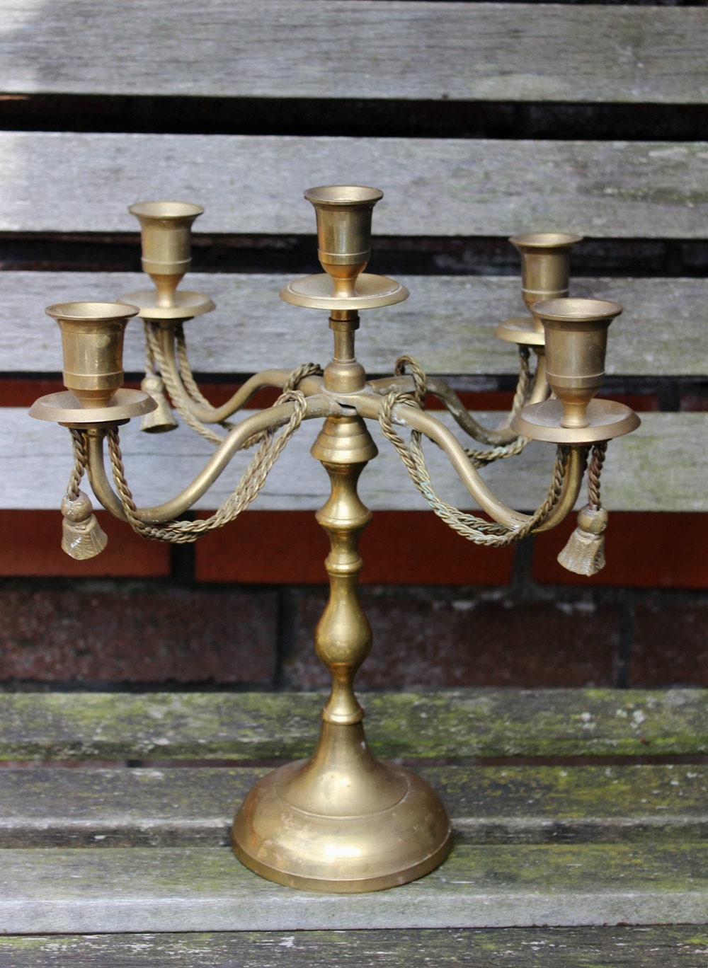 Vintage Brass Candelabras Bronze Candle Holder Bronze