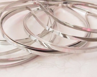 5 mm Metal Headbands / Metal headband 5mm / Nickle-free