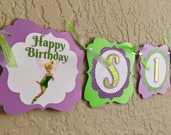 Tinkerbell Birthday Banner, Tinkerbell Birthday Party, Tinkerbell Banner, Tinkerbell Wings, Tinkerbell Party, Tinkerbell Birthday Outfit