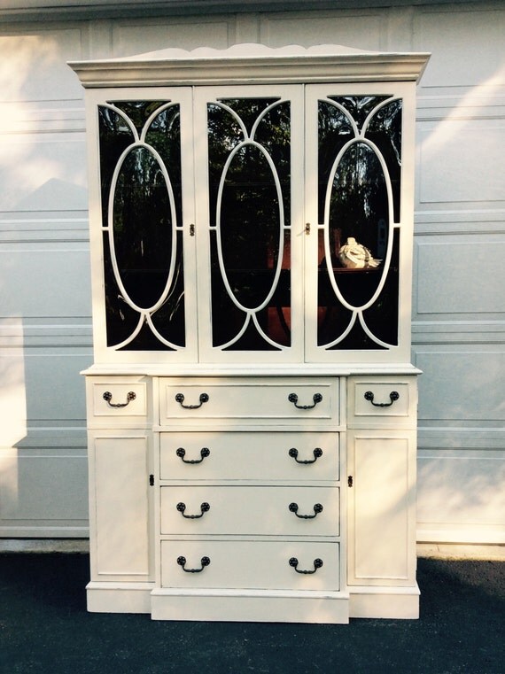 Items similar to SOLD Hand Painted Vintage China Distressed