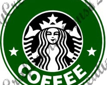 Starbucks SVG Image File Just Add Name