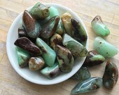 Tumbled Chrysoprase Gemstones-Tumbled Chrysoprase-Tumbled Stones-Palm Stones-Meditation Tool-Metaphysical Crystals-Reiki Healing