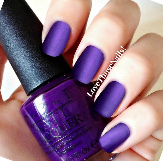 opi purple shatter nail polish