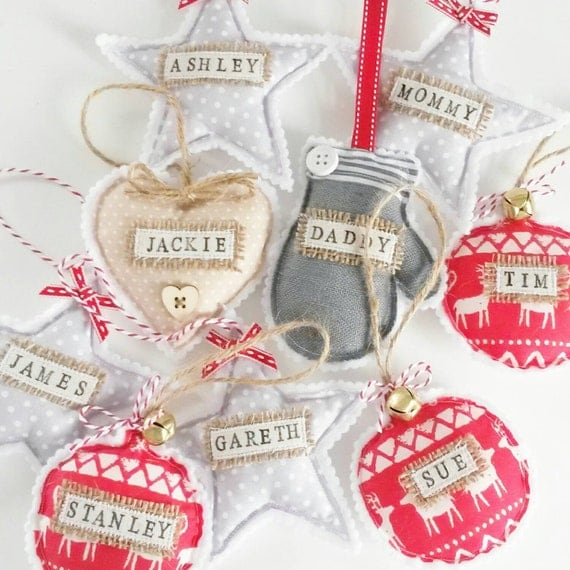 Personalized christmas ornaments