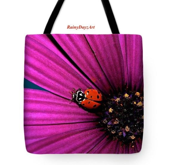 ladybug tote bag