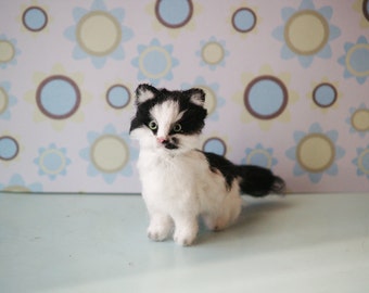 Cat gifts Custom cat portrait Cat memorial Personalized pet Cat miniature Custom pet Cat statue Cat figure Tuxedo Cat loss cat gifts