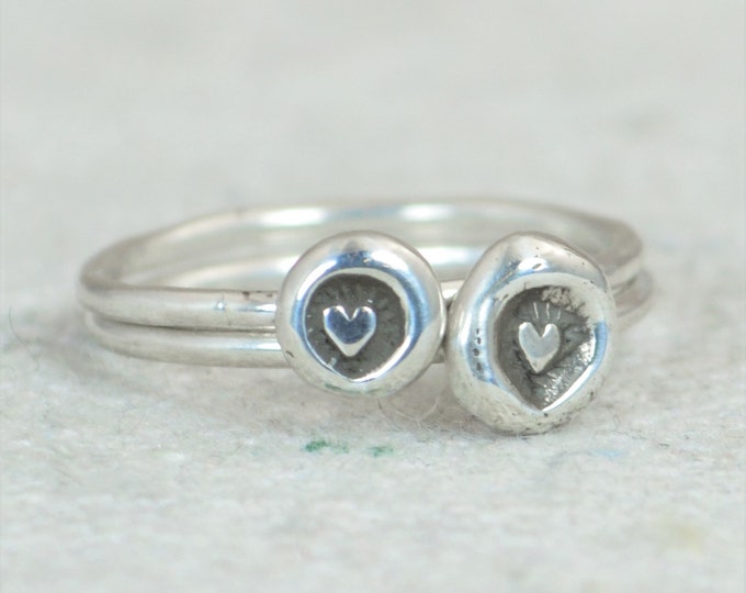 Heart Ring BoHo Heart Ring, Bohemian Heart Ring, Bohemian Ring, Sterling Heart Ring, Silver heart Ring, gypsy heart ring, hippie heart ring