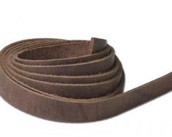 Leather String 1/2" x 48" (13 x 1.2 m) Brown 5008-12