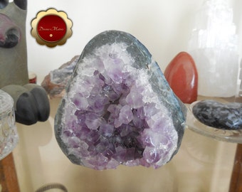 Amethyst Geode, Amethyst Crystal Cluster, Small Amethyst Geode, Amethyst Cluster, Raw Amethyst, Protection Crystal, Energy Healing, Brazil