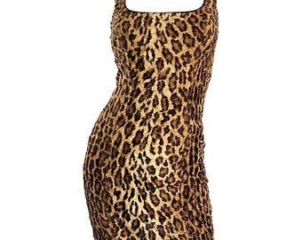 Cheetah dress | Etsy