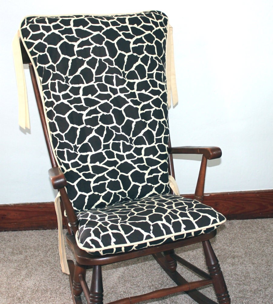 giraffe print cushion