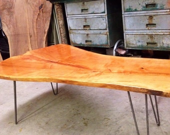 YOUR CUSTOM Listing- Salvaged Live Edge Slab Coffee Table