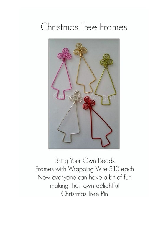 Christmas Tree Frames... Pre made frames approx. 2.75 x