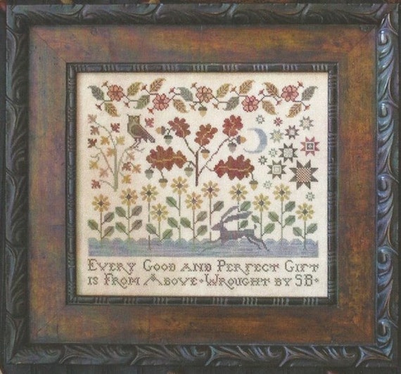 PLUM STREET SAMPLERS Autumn Gifts Original by NeedleCaseGoodies