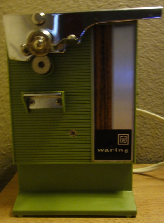 Vintage Green Electric Can Opener