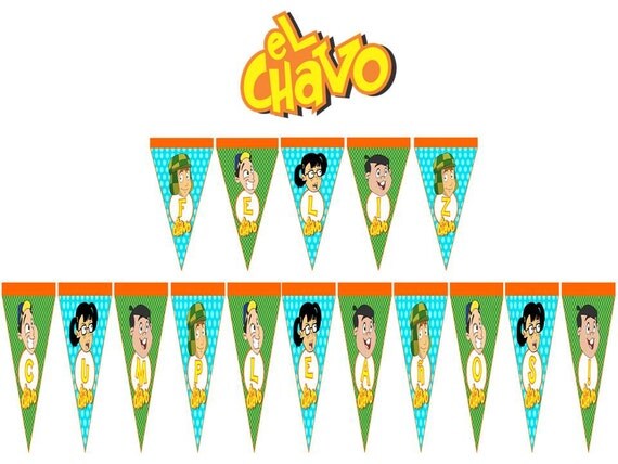 Items similar to El Chavo del 8 Printable Banner - FELIZ CUMPLEAÑOS ...