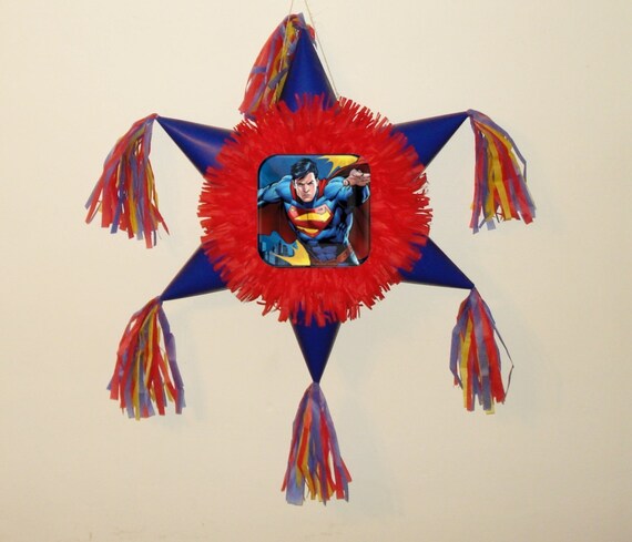 Superman Pinata by pinatas20 on Etsy