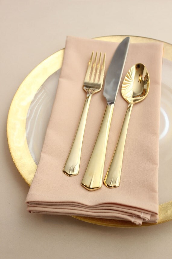 Blush Napkins 12pack 20 x 20 inches Wholesale Cloth Napkins