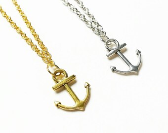 Nautical Anchor Necklace // Nautical Jewellery // Nautical Gift // Anchor Pendant // Maritime // Sea Jewelry // Ocean Jewelry
