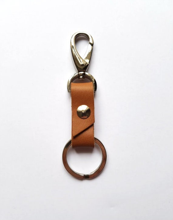 Key fob hardware leather key fob leather keychain keychain