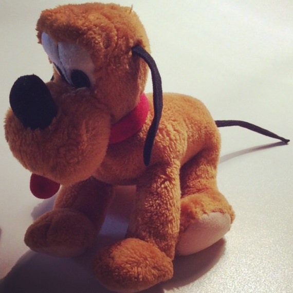 Disney's Pluto Mickey Mouse's Pet Dog Vintage Plush