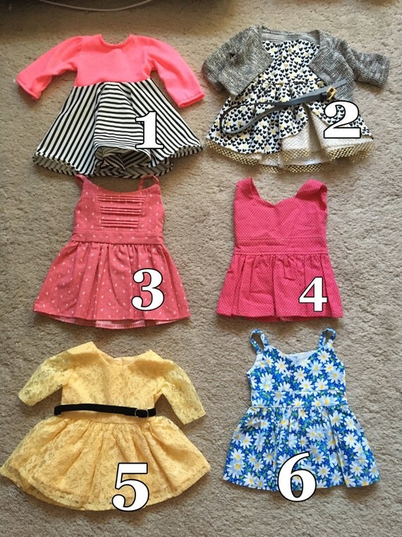 Various etsy shop doll clothing by Beachdollies on Etsy