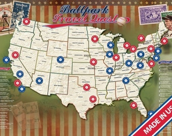 Ballpark Travel Quest Poster