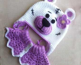 Hooded bear snood Etsy