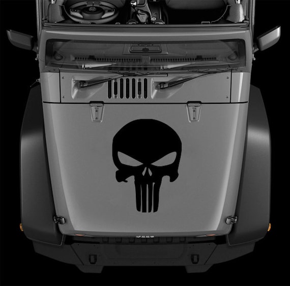 Jeep Punisher Hood Decal by ZTRGRAPHICZ on Etsy