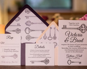 Skeleton Key Invitations 8