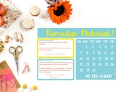 Items similar to Ramadan Fast Tracker, Ramadan Planner 