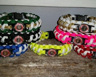1 - Mighty Morphin Power Ranger 550 paracord bracelet MMPR