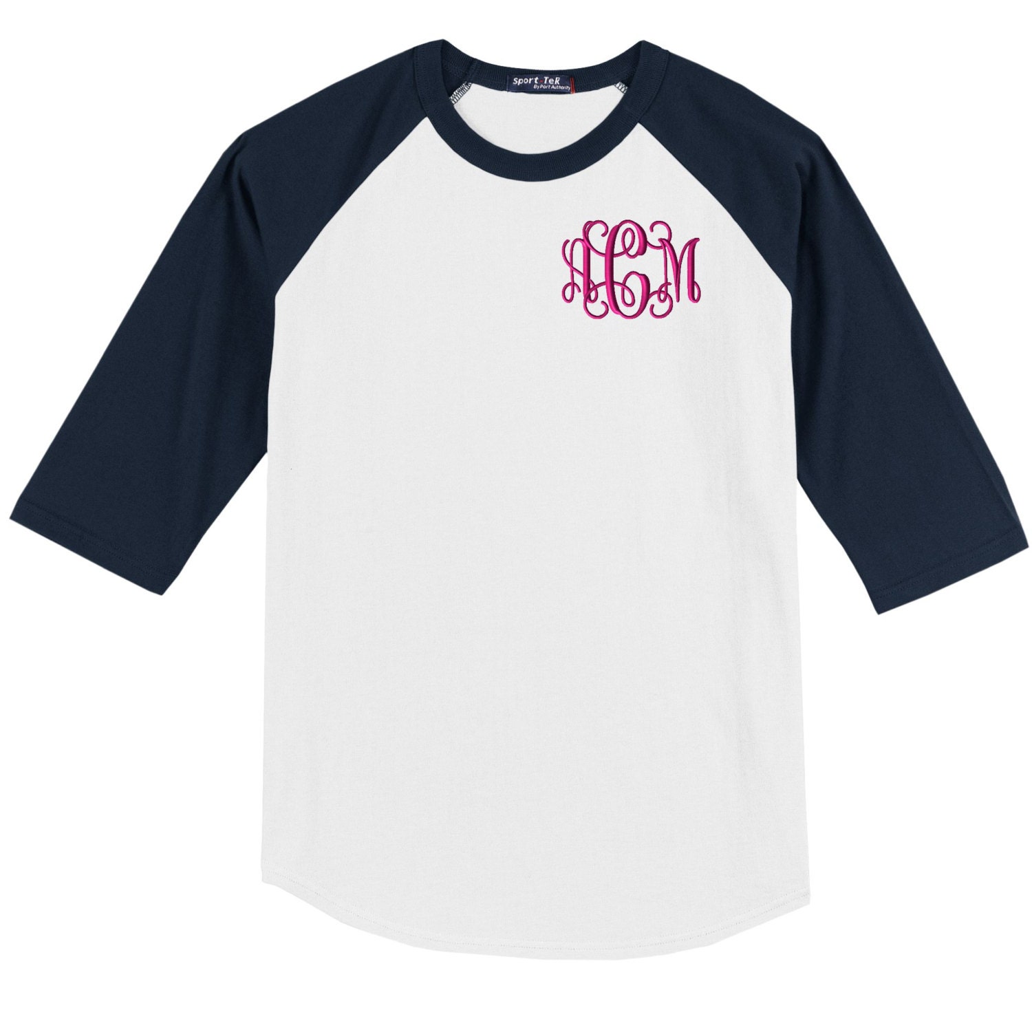 monogram baseball shirt