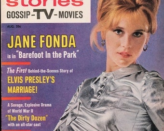 Screen Stories Magazine Jane Fonda Barefoot in the Park August 1967