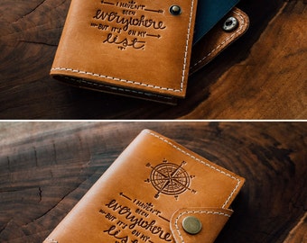 Leather Passport Cover - Travel Passport - Personalized Wallet - Passport Cover... Custom Full Grain Leather Passport