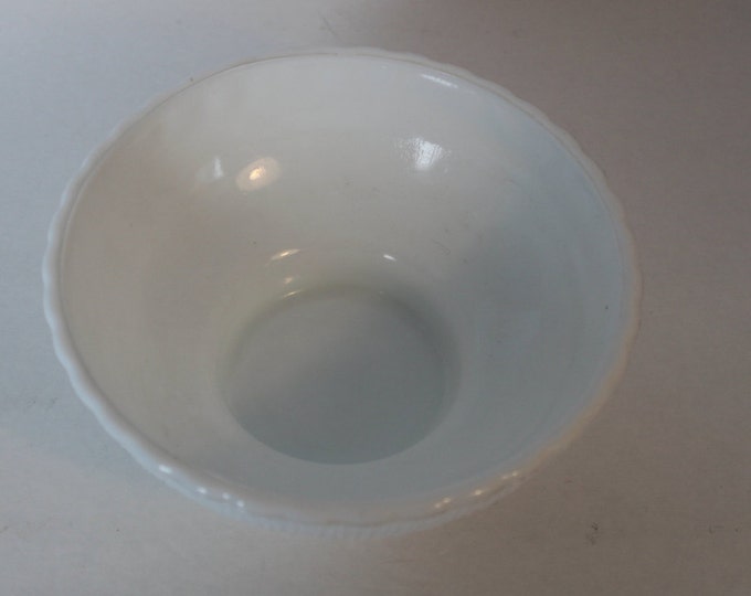 Vintage Milk Glass Planter Bowl