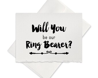 Will you be my ring bearer card groomsman best man wedding party invitation for wedding engagement party from groom