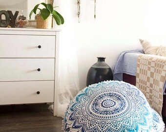 Poufs Floor Cushion Seating Area Meditation Cushion Floor Pillow Pouffe Pouf Seating Seat Cushion Floor Pouf Staffed FILLER NOT INCLUDED
