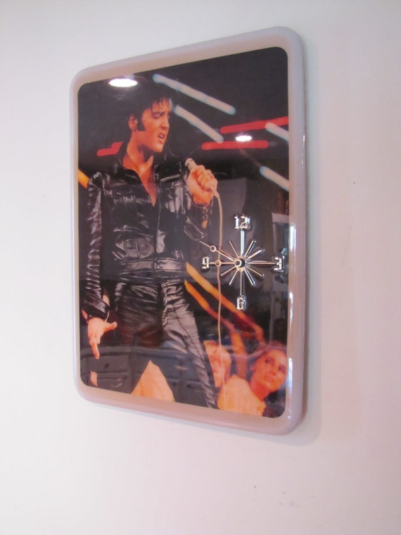 Vintage Elvis Presley Wall Clock Elvis Clock The King