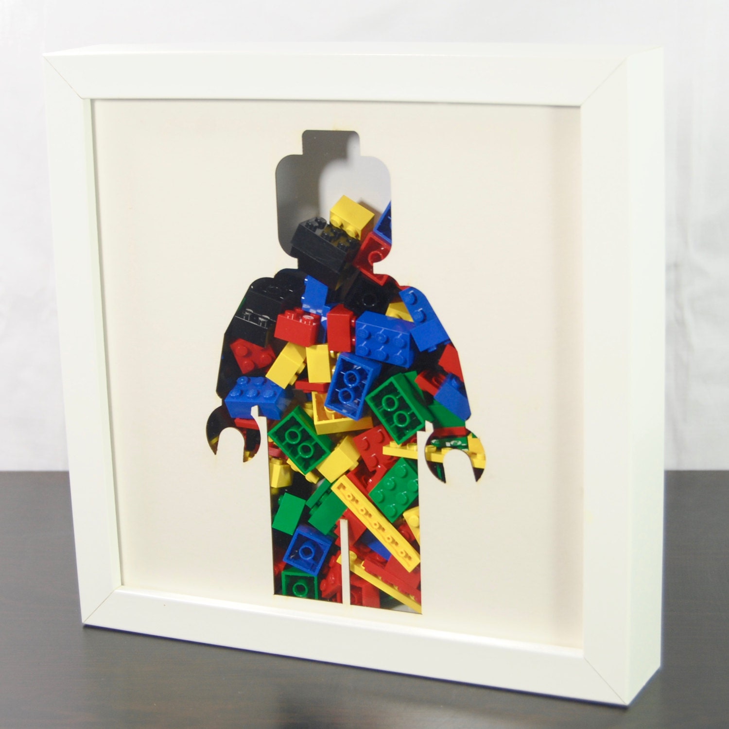 Lego Shadow Box For Storing Lego Custom Silhouette Minifig