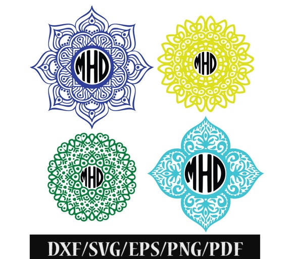 Free Free 230 Monogram Flower Mandala Svg SVG PNG EPS DXF File
