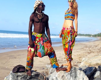 Jokoto Jokers // African print pants // Harem pants // MC Hammer pants // Alladin pants // Festival trousers // Lounge pants // Festival