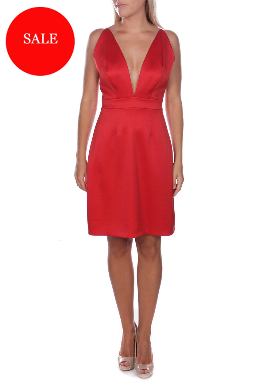 Red Womens Dress  Black  Friday  Sale  Party Dress  Evening  Dress 