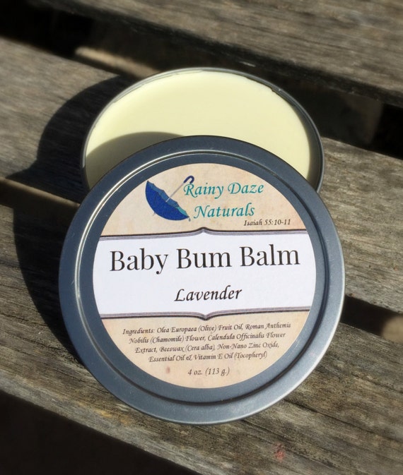 Baby Bum Balm handmade diaper rash ointment by RainyDazeNaturals
